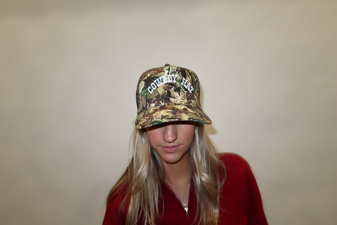 Camo Cowboy Trucker