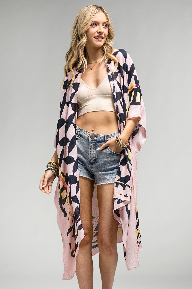 Retro Floral Kimono