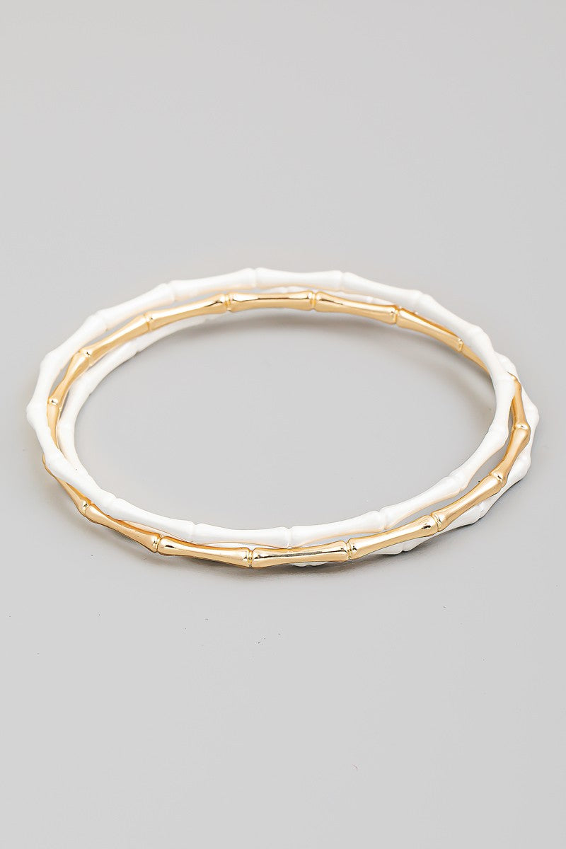 Bamboo Bangle Stack