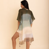 Ombre Sheer Kimono