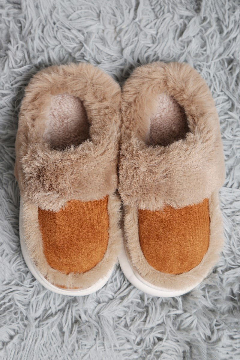 Faux Fur Slippers