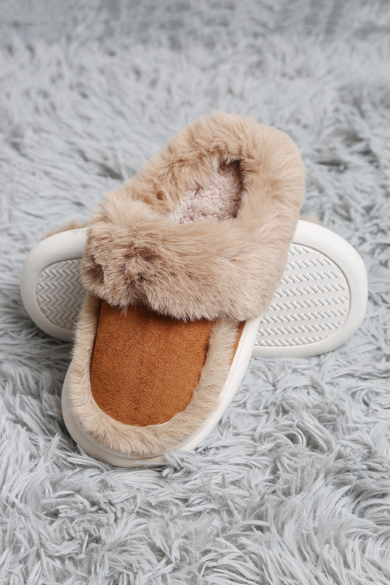 Faux Fur Slippers