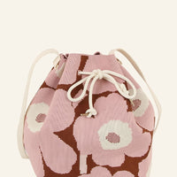 Floral Drawstring Crossbody