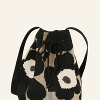 Floral Drawstring Crossbody