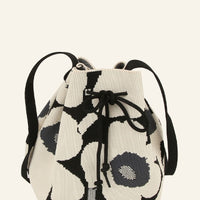 Floral Drawstring Crossbody