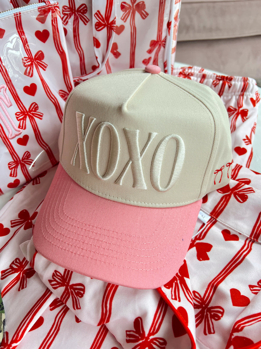 XOXO Pink Trucker