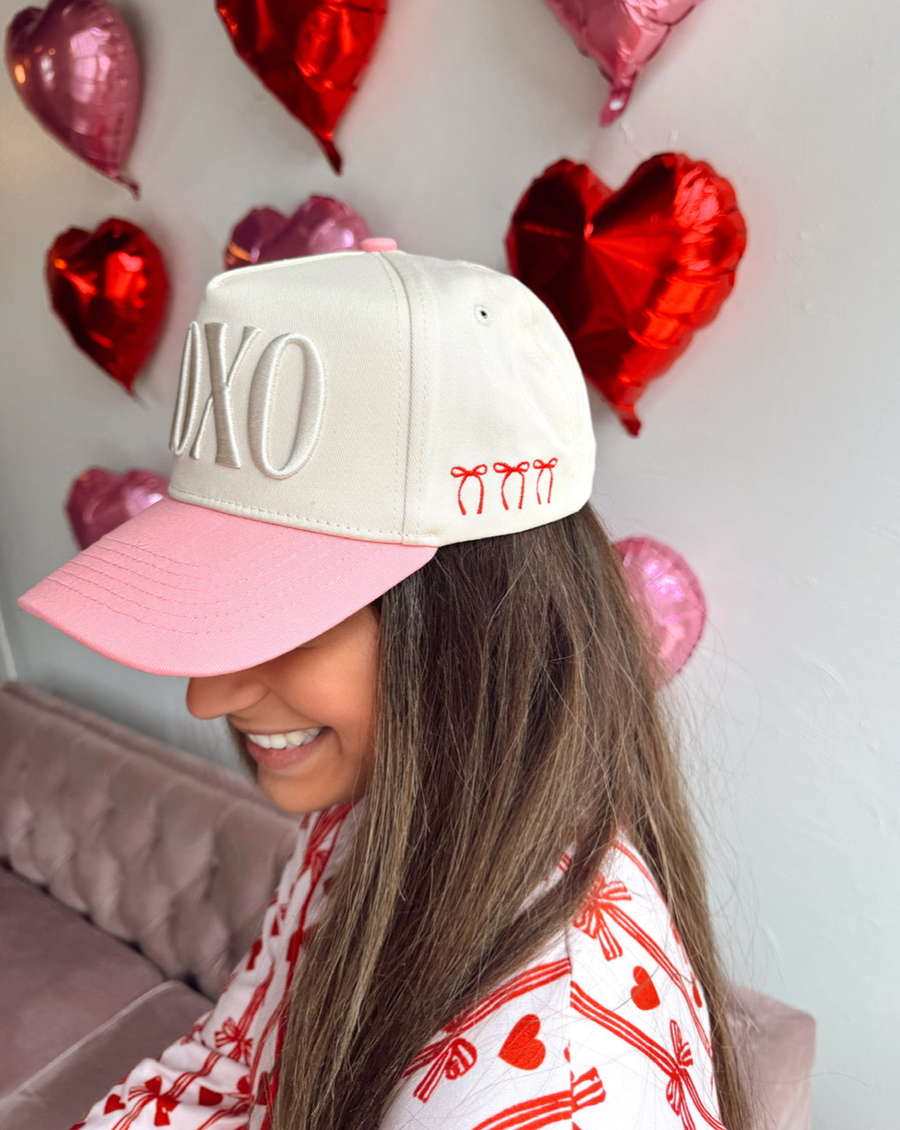 XOXO Pink Trucker