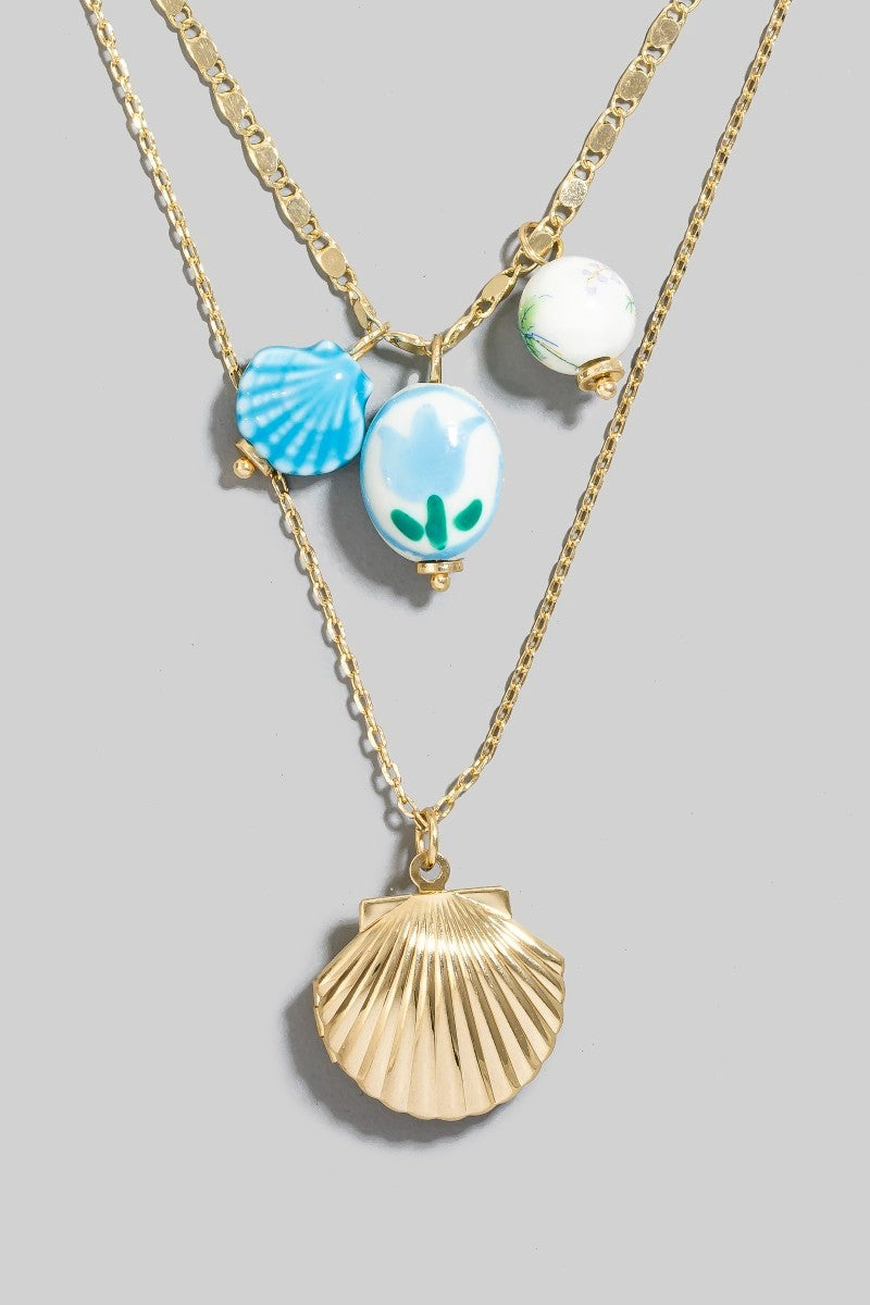 Clam Locket Necklace