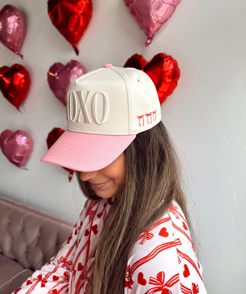 XOXO Pink Trucker