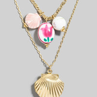 Clam Locket Necklace