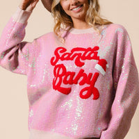 Santa Sequin Sweater